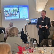 Iwan Bruggmann referiert über seinen Ultramarathonlauf von Flensburg nach San Marino